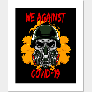 Gas Mask Covid-19 02 Posters and Art